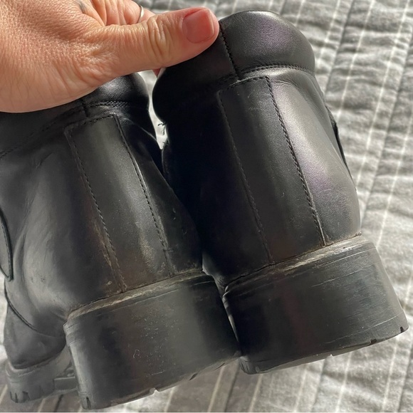 Leather Lug Sole Boots 8 - Picture 5 of 5